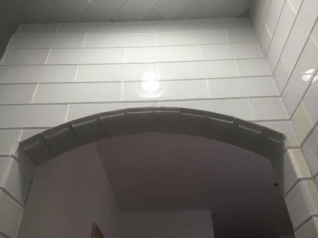 shower arch tile