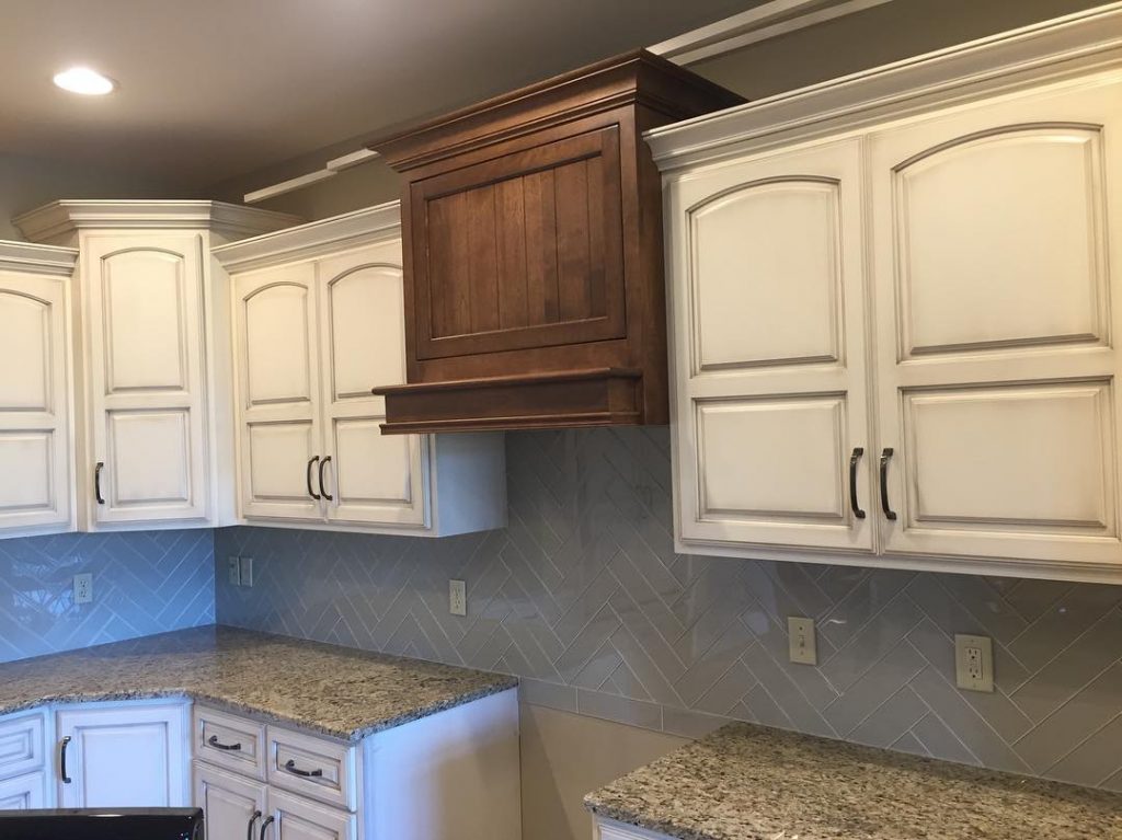 counter and backsplash